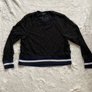 Zara size L lace like sweater/shirt